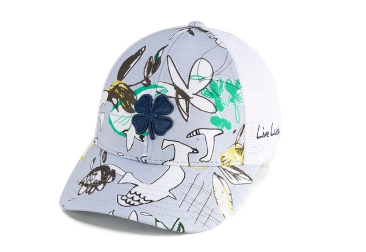 NEW Black Clover Live Lucky Island Luck #33 Light Blue Snapback Golf Hat/Cap