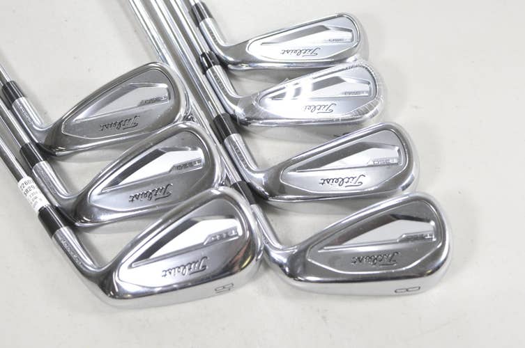 Titleist T350 2023 5-PW,48* Iron Set Stiff Flex Right AMT Red S300 Steel #226072