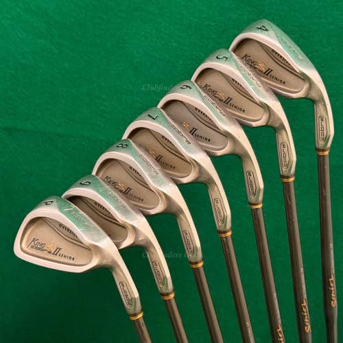 King Cobra II Senior Oversize 4-PW Iron Set Factory IQ System Graphite Seniors