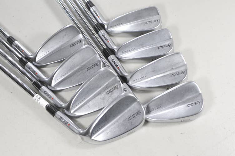 Ping i500 4-W,UW Iron Set Stiff Flex Red Dot Right AWT 2.0 Steel #226137