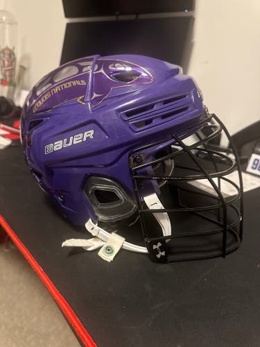 Game used Iroquois National Team helmet