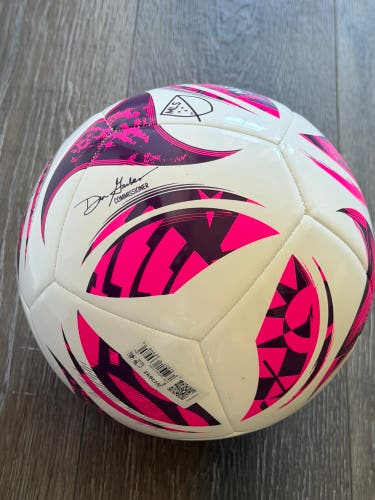 adidas’s MLS Club Soccer Ball Size 5 JW3692 Pink Purple White 2025 New