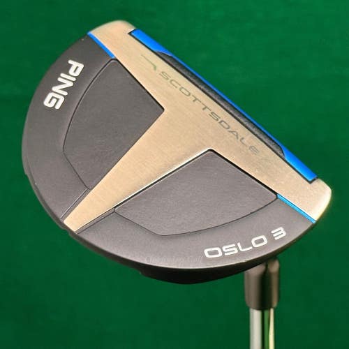 Ping '25 Scottsdale OSLO 3 Black Dot 35" Mallet Putter w/ Super Stroke & HC