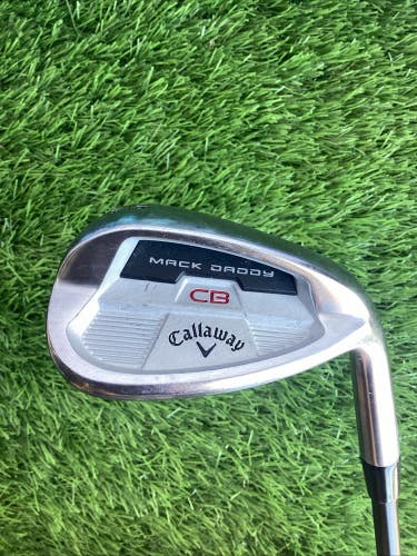 Callaway Mack Daddy CB Sand Wedge 56* SW With KBS Hi-Rev Graphite Shaft 34