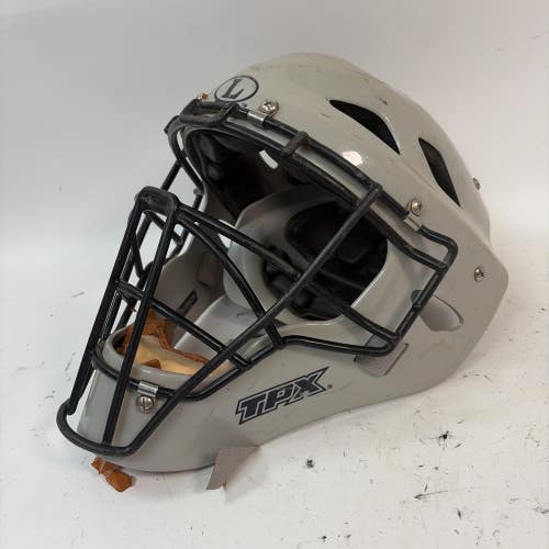 Louisville Slugger TPX XCH Catchers Helmet, Grey,  7 1/8-7 1/2"