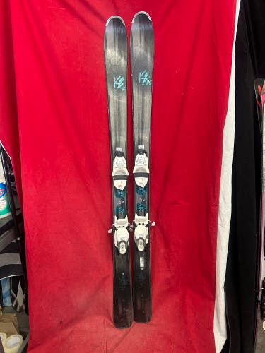 of 2018 K2 Luv Sick 80Ti women's all-mountain/carving 156cm skis, marker TLT binding range: 260-388m