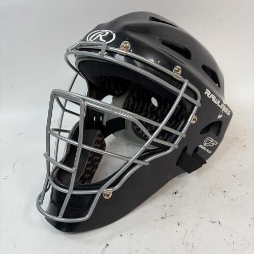Rawlings Coolflo CHVEL-RevC Catchers Helmet, Black, Adult 7 1/8-7 3/4"