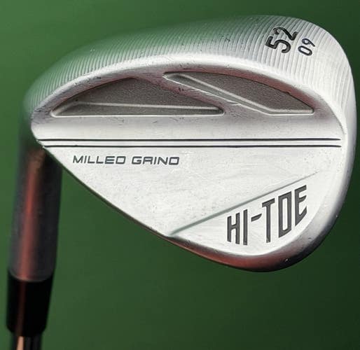TaylorMade Milled Grind Hi-Toe 3 Gap GW Wedge 52-09* LEFT Hand Steel KBS LH
