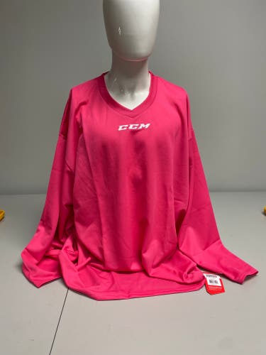 Pink Goalie Cut Adult Unisex CCM Jersey (New)