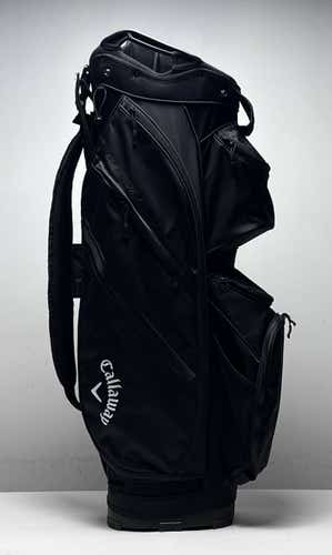 Callaway Chase 14 Cart Bag Black 14-Way Divide Single Strap Golf Bag