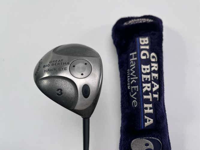 Callaway Hawkeye 3 Fairway Wood 15* Hawk Eye UL Firm Graphite Mens RH HC