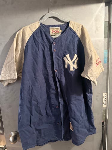 Yankees Vintage Mirage First String Blue XL Men's Jersey (Used)