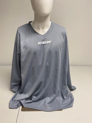 Gray Goalie Cut Boys CCM Jersey (New)