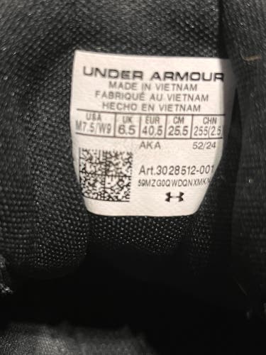 Men's Size M 7.5 (W 8.5) Under Armour Shoes (Used)