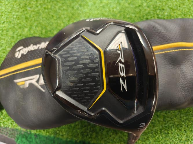Taylormade RBZ Black Fairway 3 Wood Regular Flex Rocketfuel 55 Headcover