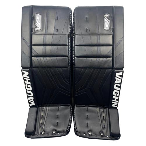 28" Vaughn Velocity V10 Junior Goalie Leg Pads Black