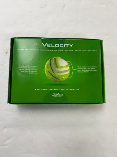 Titleist Titleist Velocity Balls 12 Pack (1 Dozen) (New)