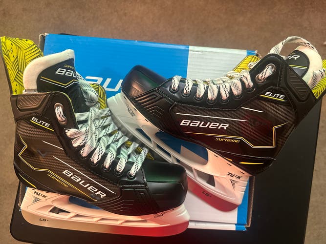 2024 Bauer S24 Supreme Elite (SMU) Hockey Skates Extra Wide Width Size 5 (New)