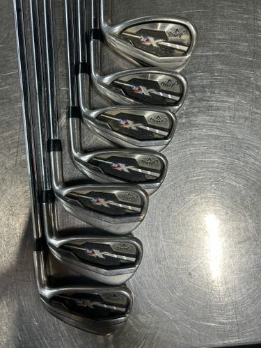 Callaway XR Right Handed Iron Set Regular Flex (7 Clubs) #5 - #9, PW, GW (Used)