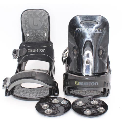 Burton Freestyle Snowboard Bindings - Size Large (Fits US Size 10 - 13+) Used