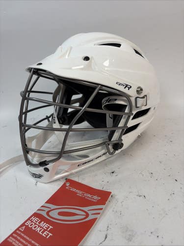 Cascade CPV-R Lacrosse Helmet, White, M/L