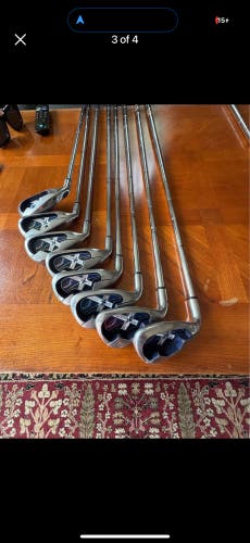 Men's 2018 Callaway X-18 Left Hand Iron Set Regular Flex (Used)