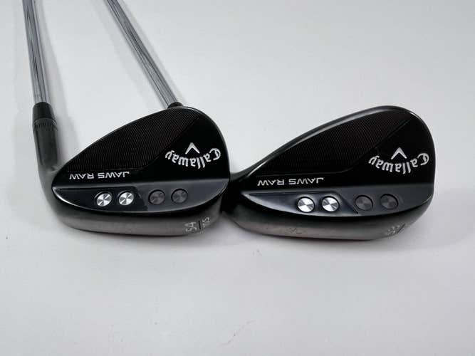 Callaway Jaws Raw Black Plasma Wedge Set 54* 10 | 58* 10 Extra Stiff RH