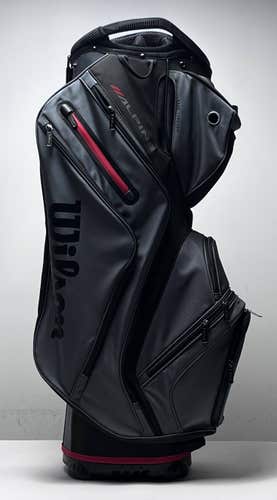 Wilson Alpine Cart Bag Gray 14-Way Divide Single Strap Golf Bag NEW