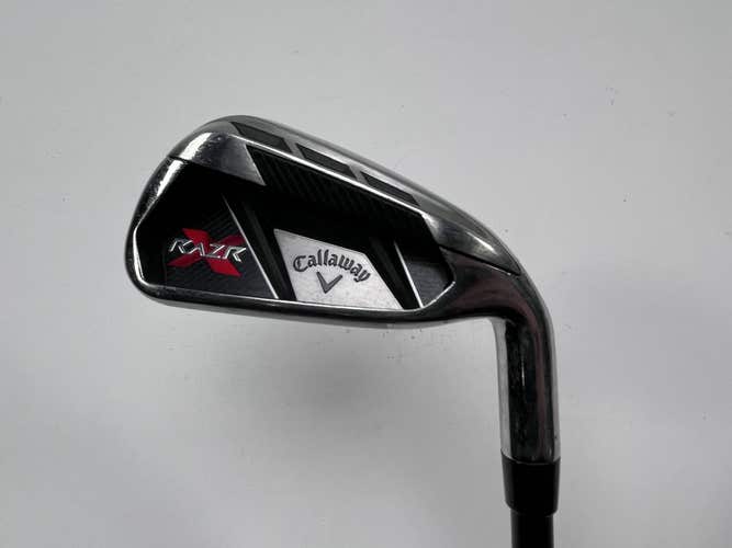 Callaway Razr X Single 7 Iron RAZR X 75g Regular Graphite Mens RH