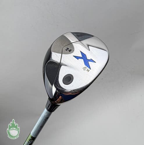 Callaway Golf X 4 Hybrid 24* Aldila NV 85g Extra Stiff Flex Graphite Golf Club