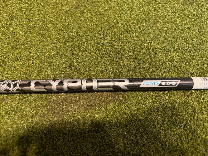 Project X Cypher 40 6.0 Stiff Flex Driver SHAFT Only- Cleveland Adaper- RH