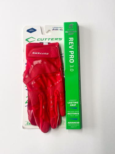 Red Small Adult Cutters Rev 3.0 Gloves (New)