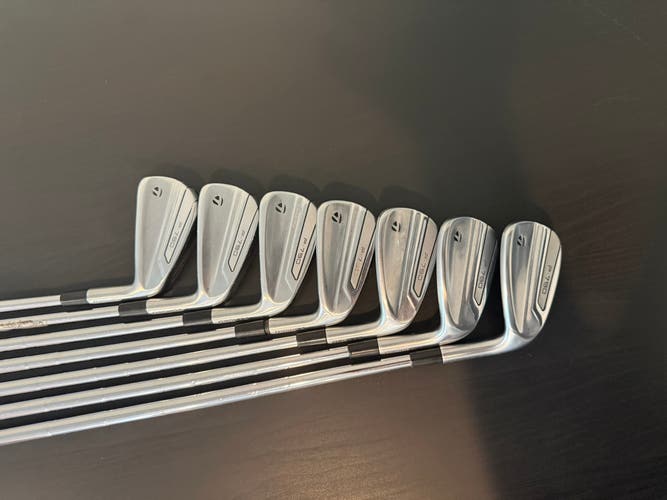 Men's 2019 TaylorMade P-790 Right Handed Iron Set Extra Stiff Flex (Used)