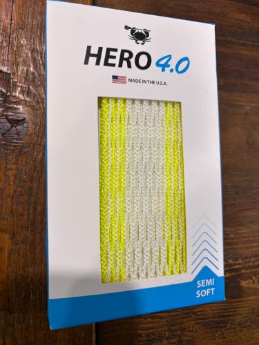 ECD Hero 4.0 Mesh New Lax Lacrosse New Head Stringing