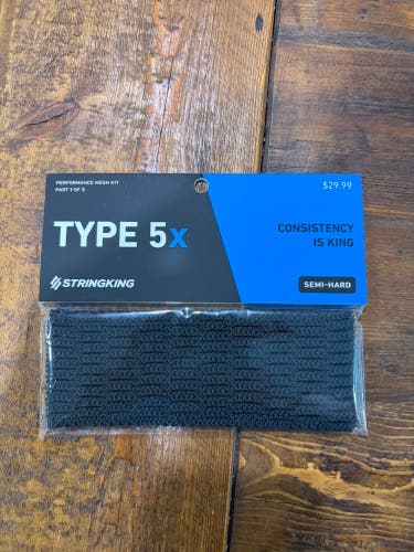 StringKing Type 5x New performance Lacrosse Mesh semi hard new