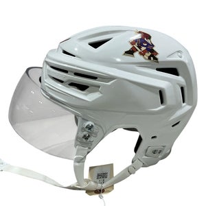 White Small Bauer Re-Akt 155 Helmet Pro Stock (Used) 1665