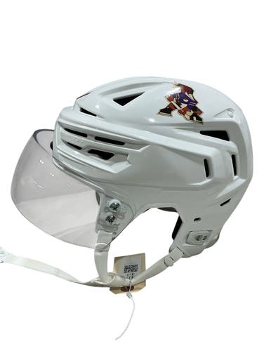 White Small Bauer Re-Akt 155 Helmet Pro Stock (Used) 1665