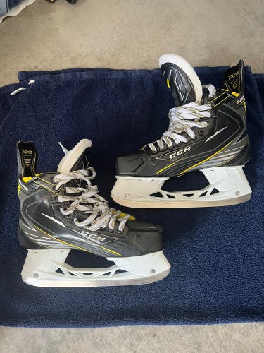 Black/Yellow 2016 CCM Tacks 5092 Hockey Skates Regular Width 12 (Used)
