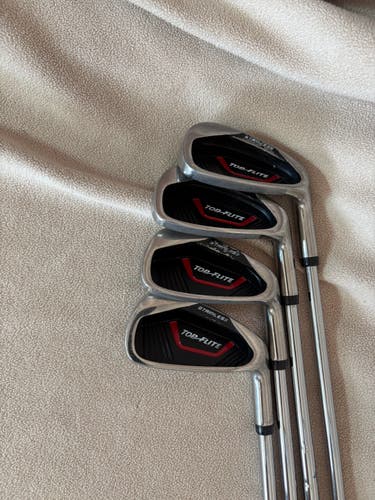 Men's Top Flite Right Handed Iron Set Regular Flex 4 Pieces (Used)