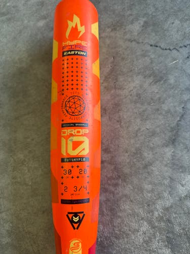 2025 Easton Hype Fire Composite USSSA Certified Bat (-10) 20 oz 30" (Used)