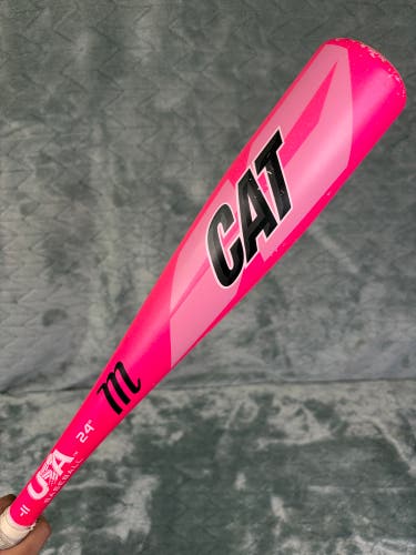2022 Marucci CAT Alloy Bat USABat Certified (-11) Alloy 13 oz 24" (Used)