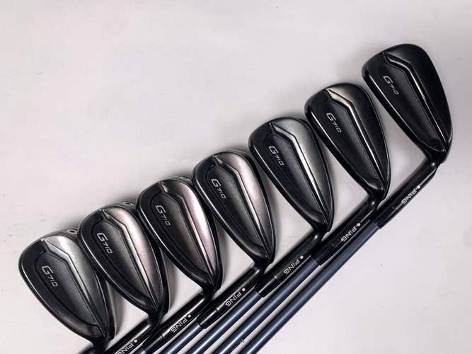 Ping G710 Iron Set 4-PW White Dot 3* Up Alta CB AWT Regular RH +1''