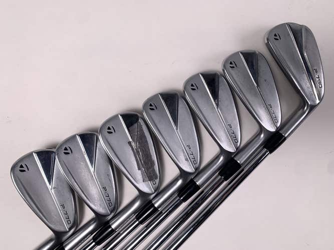 TaylorMade P770 2020 Iron Set 4-PW KBS Tour-V 125g Extra Stiff RH +1/2''