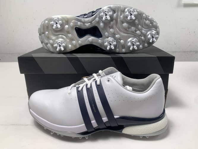 Adidas Tour360 24 Waterproof Golf Shoes White Men's SZ 9 (IF0245) NIB