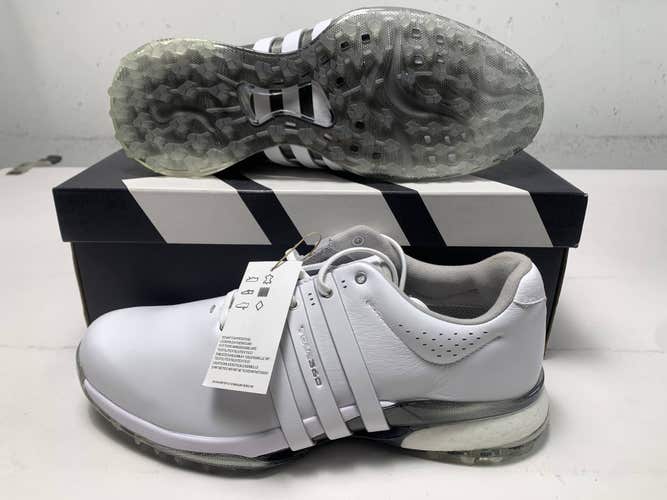 Adidas Tour360 25 SL Waterproof Golf Shoes White Men's SZ 10.5 (IH0935) NIB