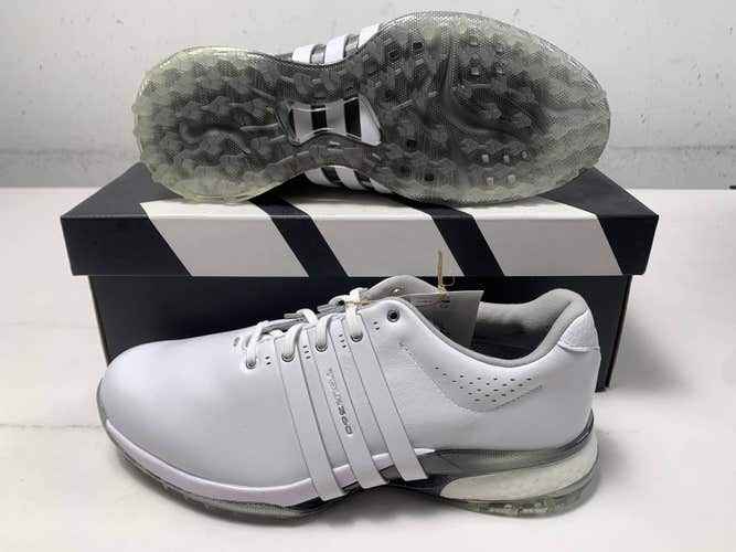 Adidas Tour360 25 Spikeless Waterproof Golf Shoes White Men's SZ 9 (IH0935) NIB