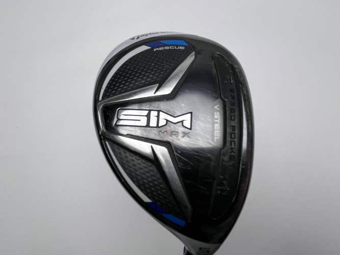 TaylorMade SIM MAX 5 Hybrid 25* Fujikura Ventus Blue 5A Senior Graphite Mens RH