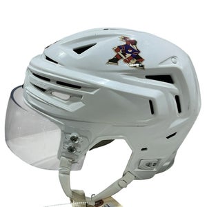 White Medium Bauer Re-Akt 155 Helmet Pro Stock (Used) 1668