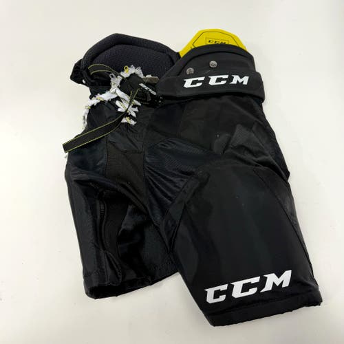 Used Black CCM Tacks 9060 Pants | Senior Small | AB486