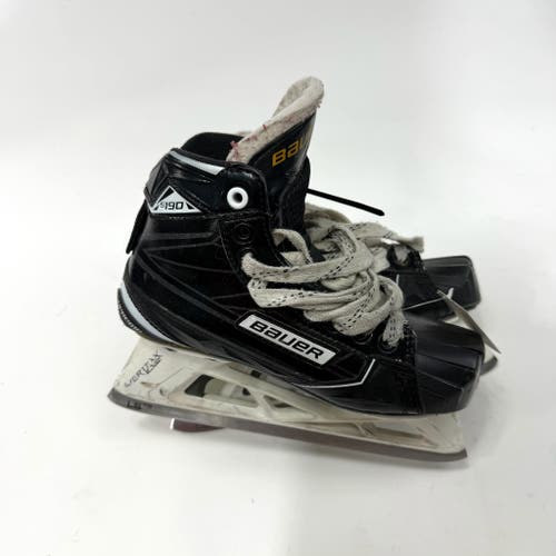 Used Bauer Supreme S190 Goalie Skates | Size 3 D | AB461